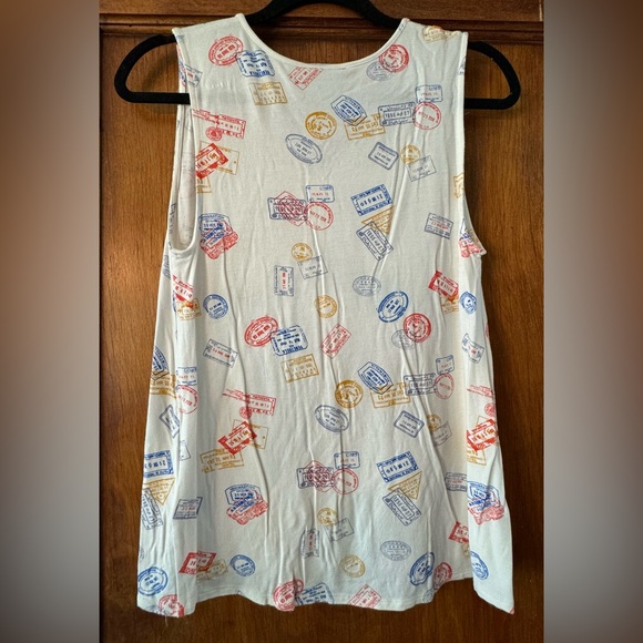 Modcloth Familiar Feeling White Sleeveless Tank- Size Small - Picture 7 of 7